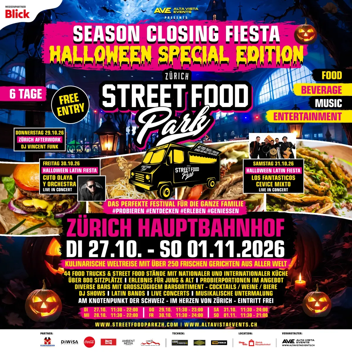 Zuerich Street Food Park - Halloween Edition